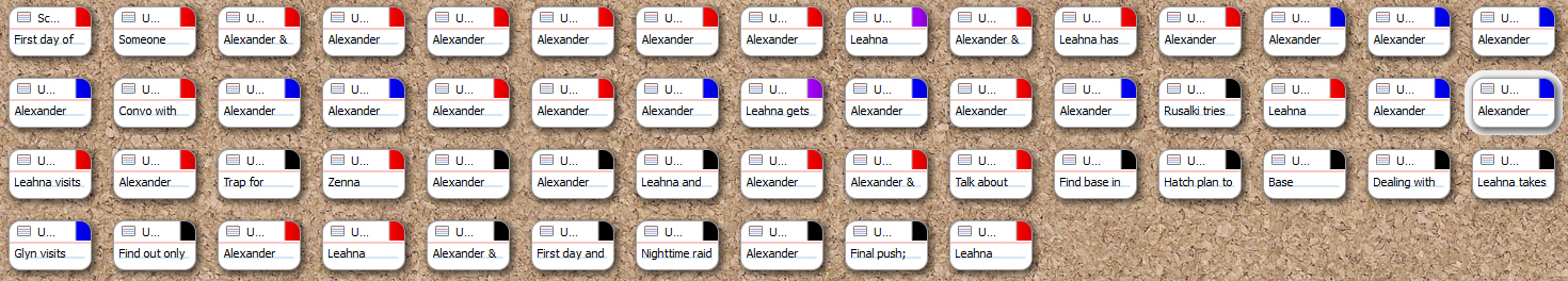 Scrivener scenes PoP